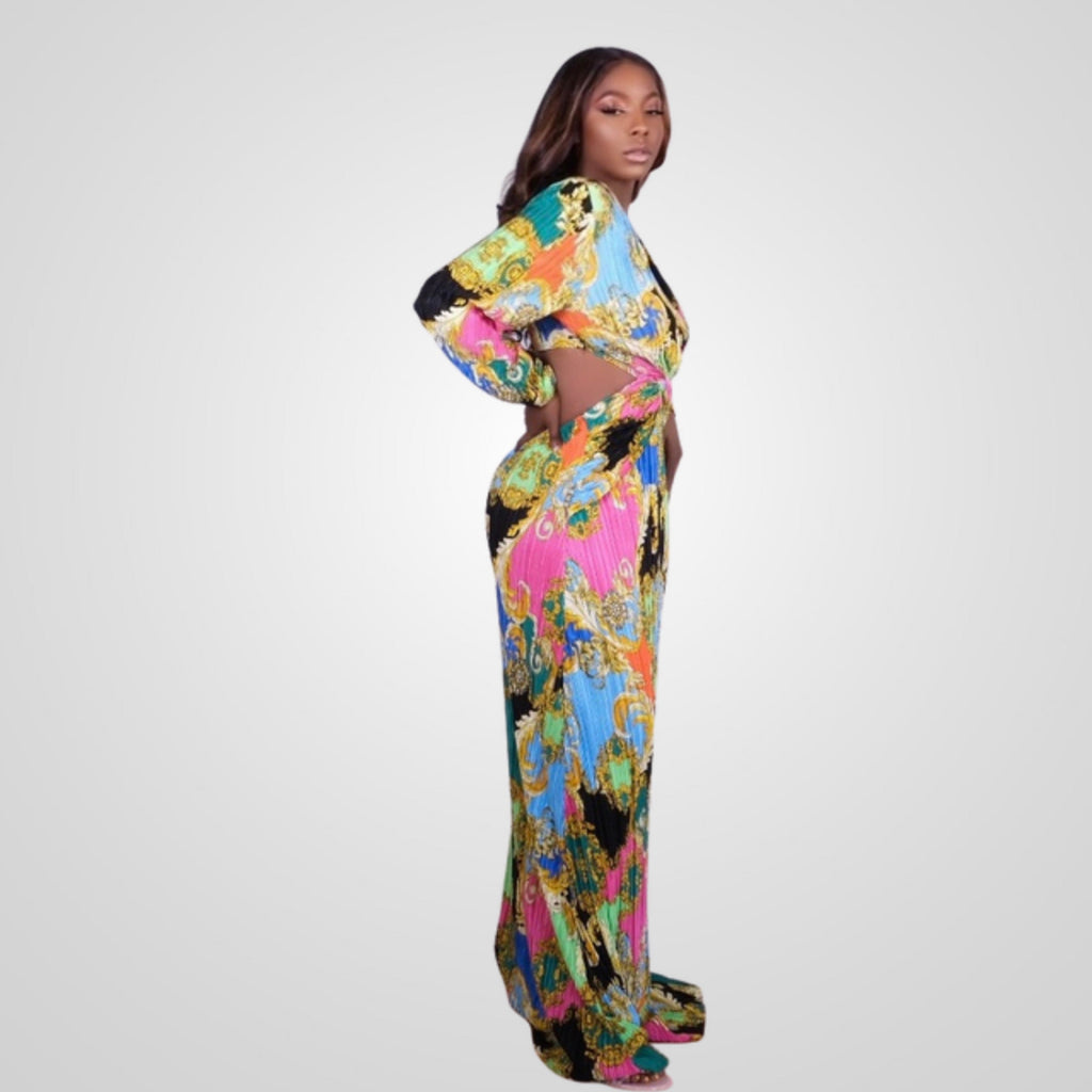 long sleeve maxi dress