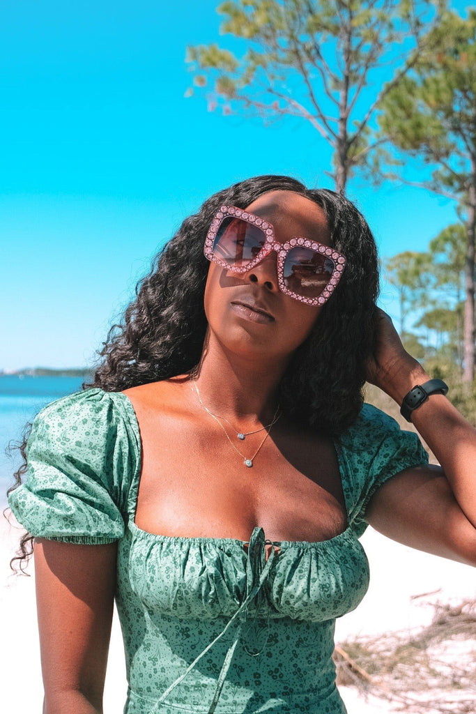 Square Sunglasses Pink: Trendy Eyewear | ForeignGeh